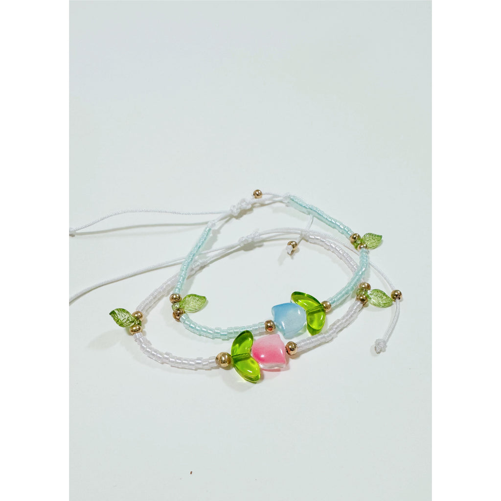 Tulip & Pearl bracelets 🌸✨